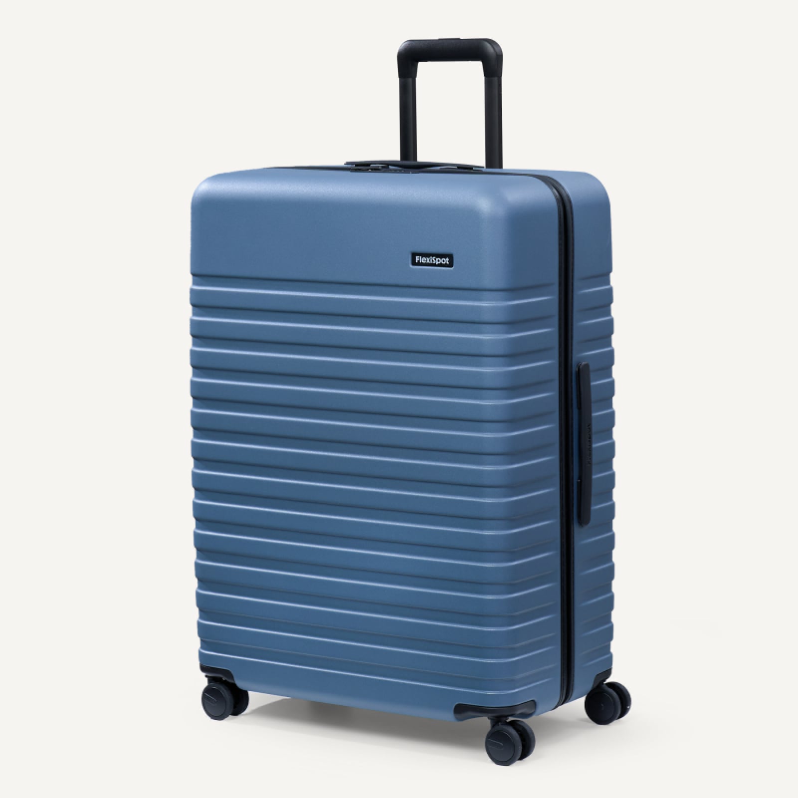 Rolling Suitcase Hardside Expandable Spinner Luggage In Blue_voghion.com